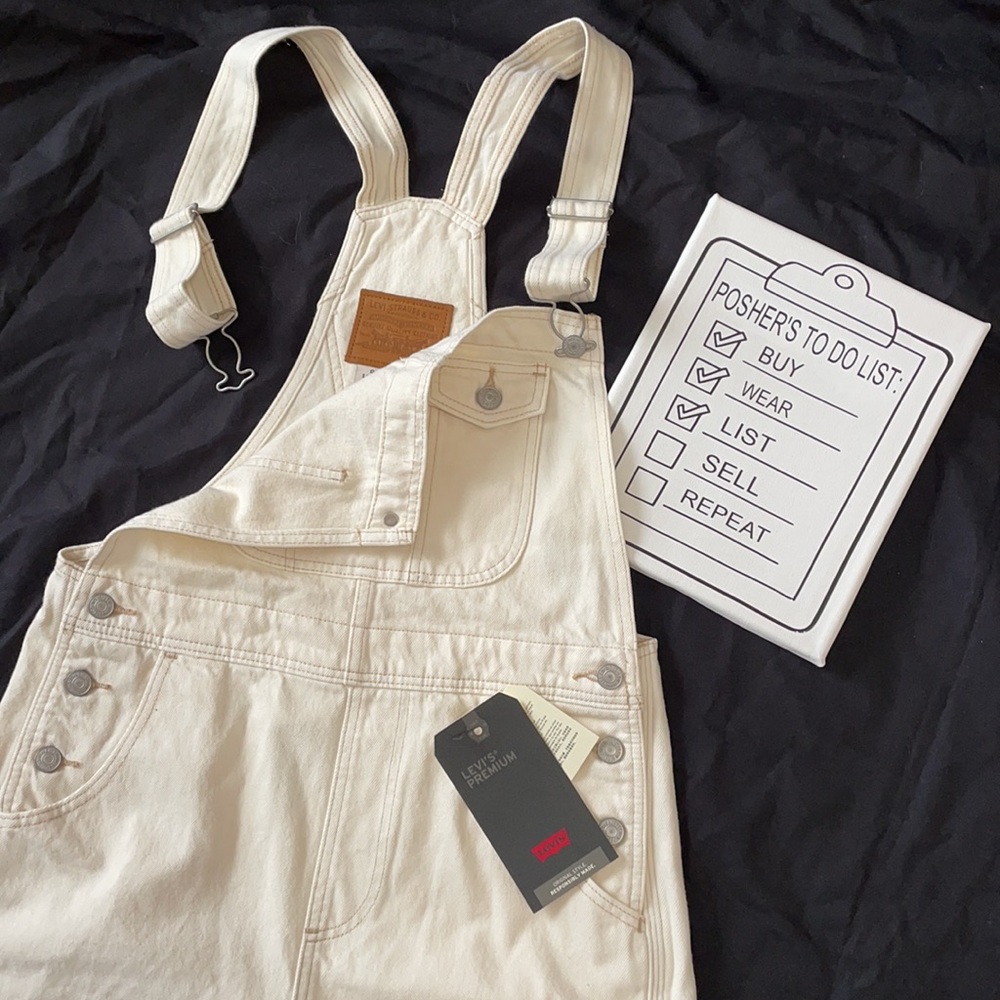 SOLD NWT Levi's Vintage Utility Shortall Tofu - Picture 3 of 11